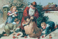 Adventskalender-Grußkarte Coburg - Sankt Nikolaus...