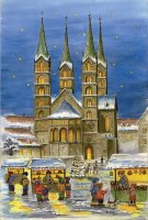 Magnet Bamberg - Weihnachtsstimmung vor dem Dom