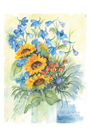 Kunstkarte - Sonnenblume