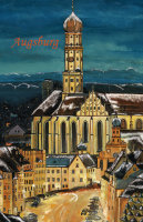 Magnet Augsburg - St. Ulrich mit Alpenpanorama