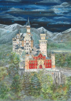 Wand-Adventskalender - Schloss Neuschwanstein