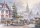 Wand-Adventskalender Coburg - Lustiges Treiben am Karussell ohne Glitzer