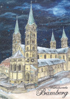 Wand-Adventskalender Bamberg - Weltkulturerbe, Dom ohne...