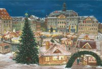 Adventskalender-Grußkarte Coburg - Romantischer...